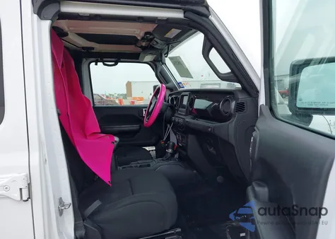 2021 Jeep Wrangler Unlimited Sport Altitude 4X4 из США, поврежденный, VIN 1C4HJXDN3MW567210